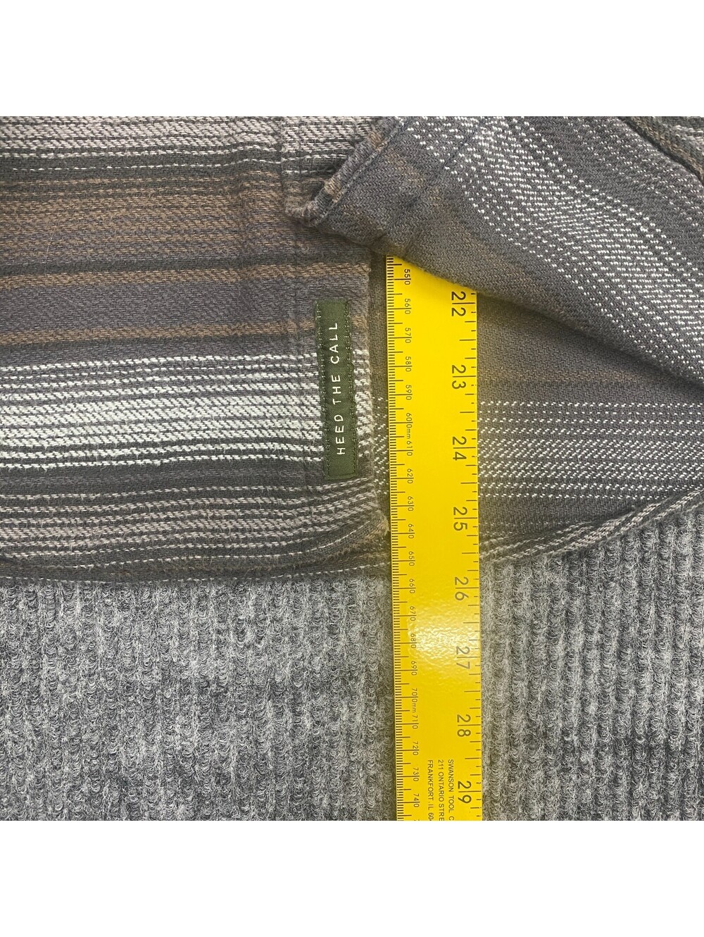 Howler Brothers Rodanthe Flannel Shirt Mens Medium Striped Long Sleeve Button Up - Picture 6 of 13